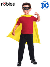 ROBIN CAPE &amp; MASK SET, CHILD - 6 Plus - Front