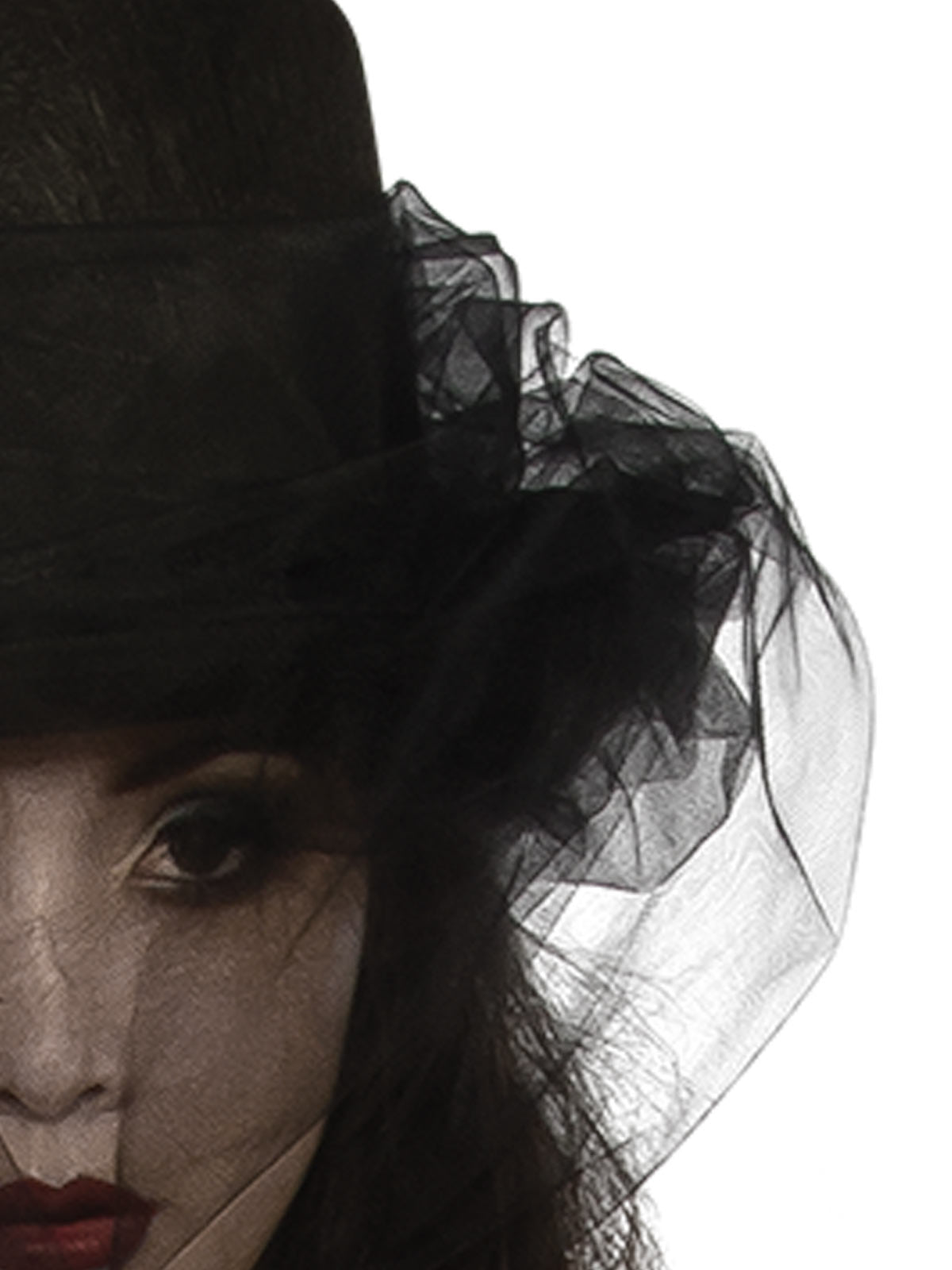 HEART OF DARKNESS TOP HAT - ADULT - Side