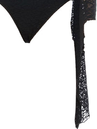 BLACK BODYSUIT, ADULT - STD - Side