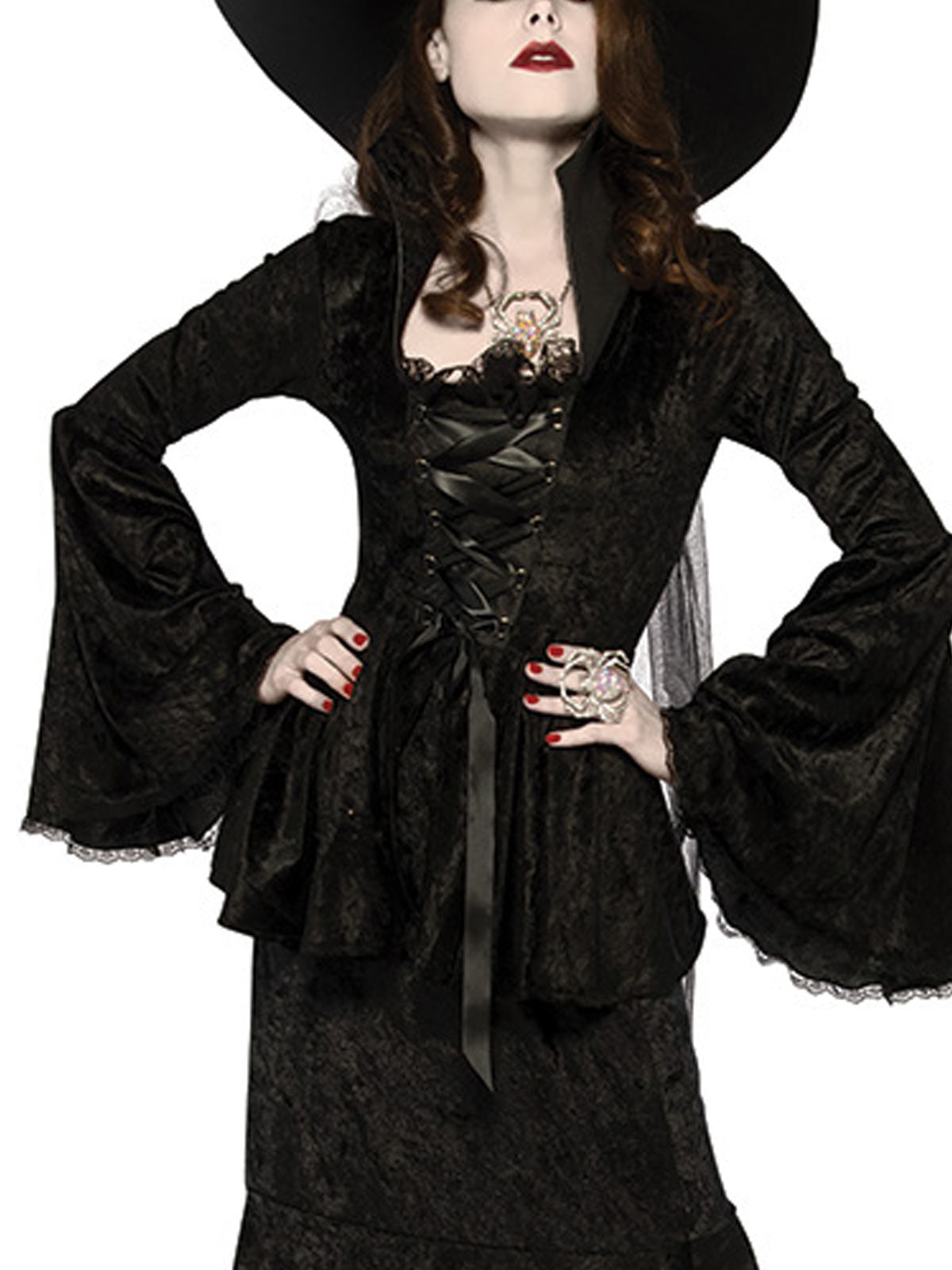 SOUL CRUSHED VELVET TOP, ADULT - STD - Back