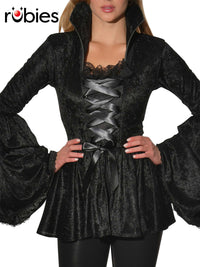 SOUL CRUSHED VELVET TOP, ADULT - STD - Front