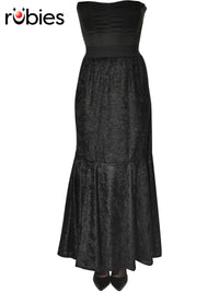 VELVET MERMAID SKIRT, ADULT - STD - Front