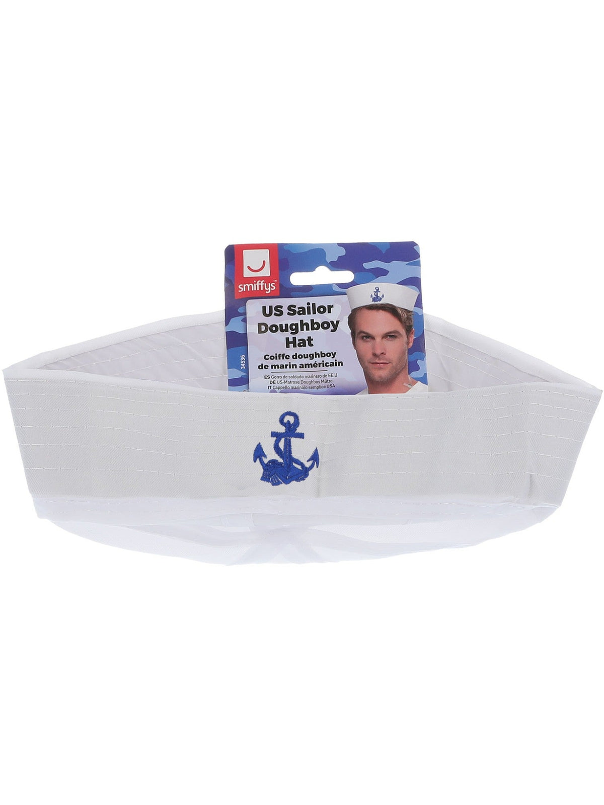 US SAILOR DOUGHBOY HAT, ADULT - Back
