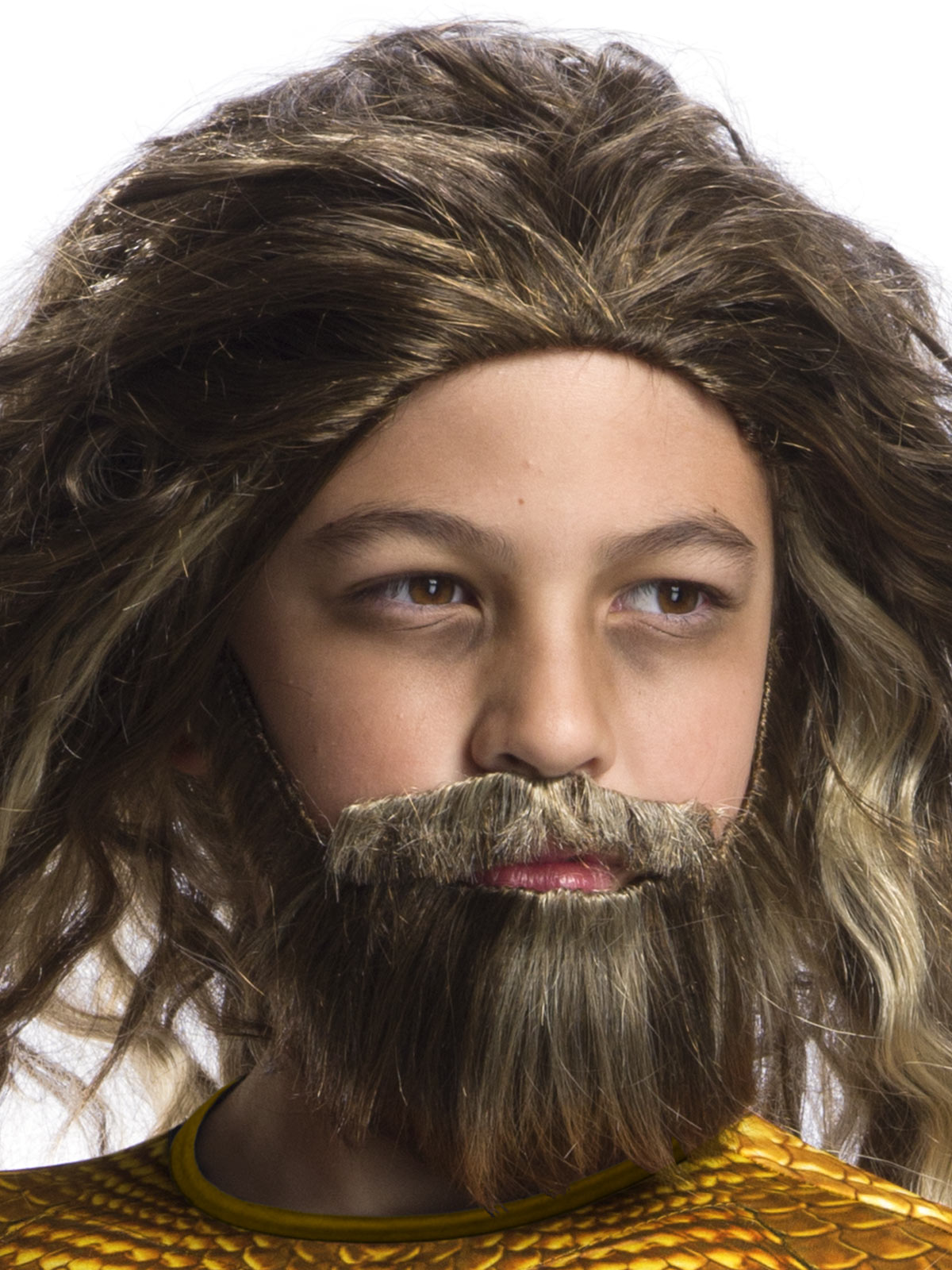 AQUAMAN BEARD &amp; WIG SET - CHILD - Back