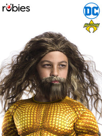 AQUAMAN BEARD &amp; WIG SET - CHILD - Front