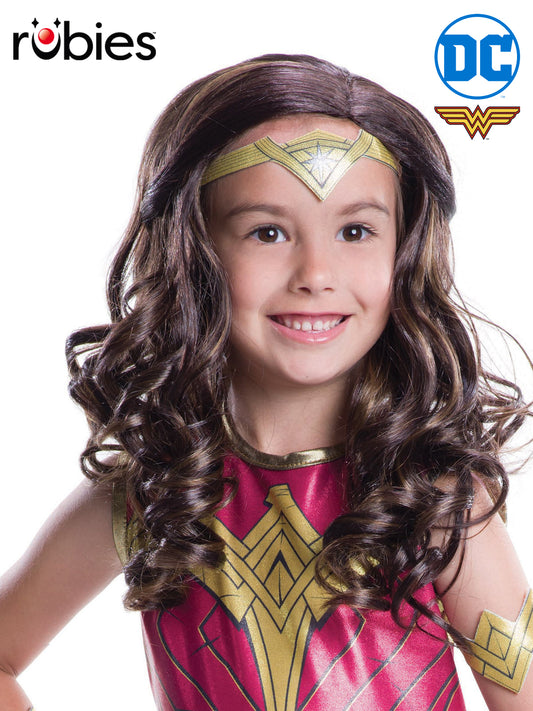WONDER WOMAN WIG - CHILD - Front