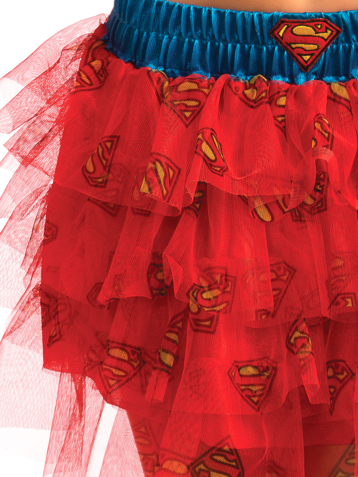 SUPERGIRL SKIRT WITH SEQUINS, ADULT - STD - Back