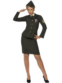 WARTIME OFFICER LADY COSTUME, ADULT - PLUS - Packaging