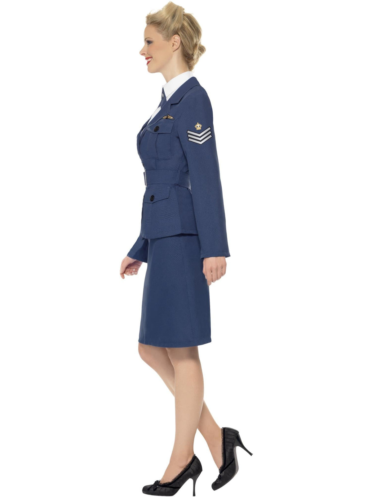 WW2 AIR FORCE FEMALE CAPTAIN, ADULT - Back