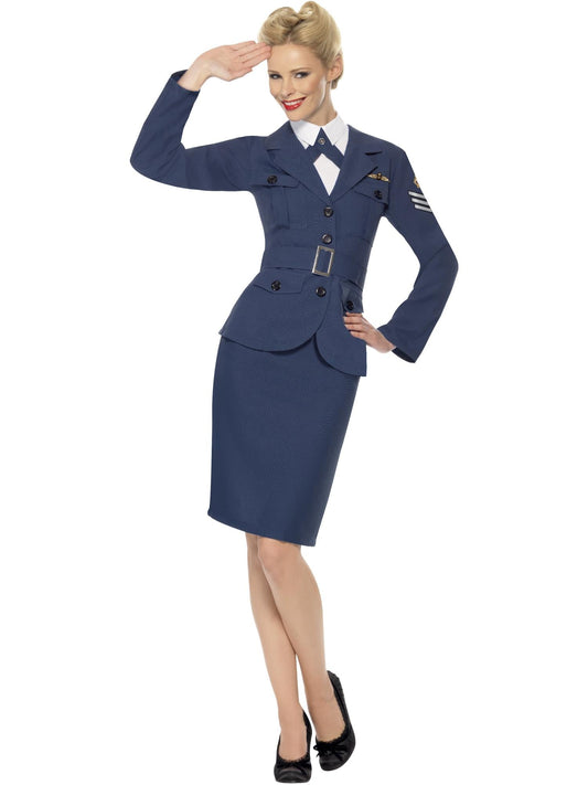 WW2 AIR FORCE FEMALE CAPTAIN, ADULT - Front