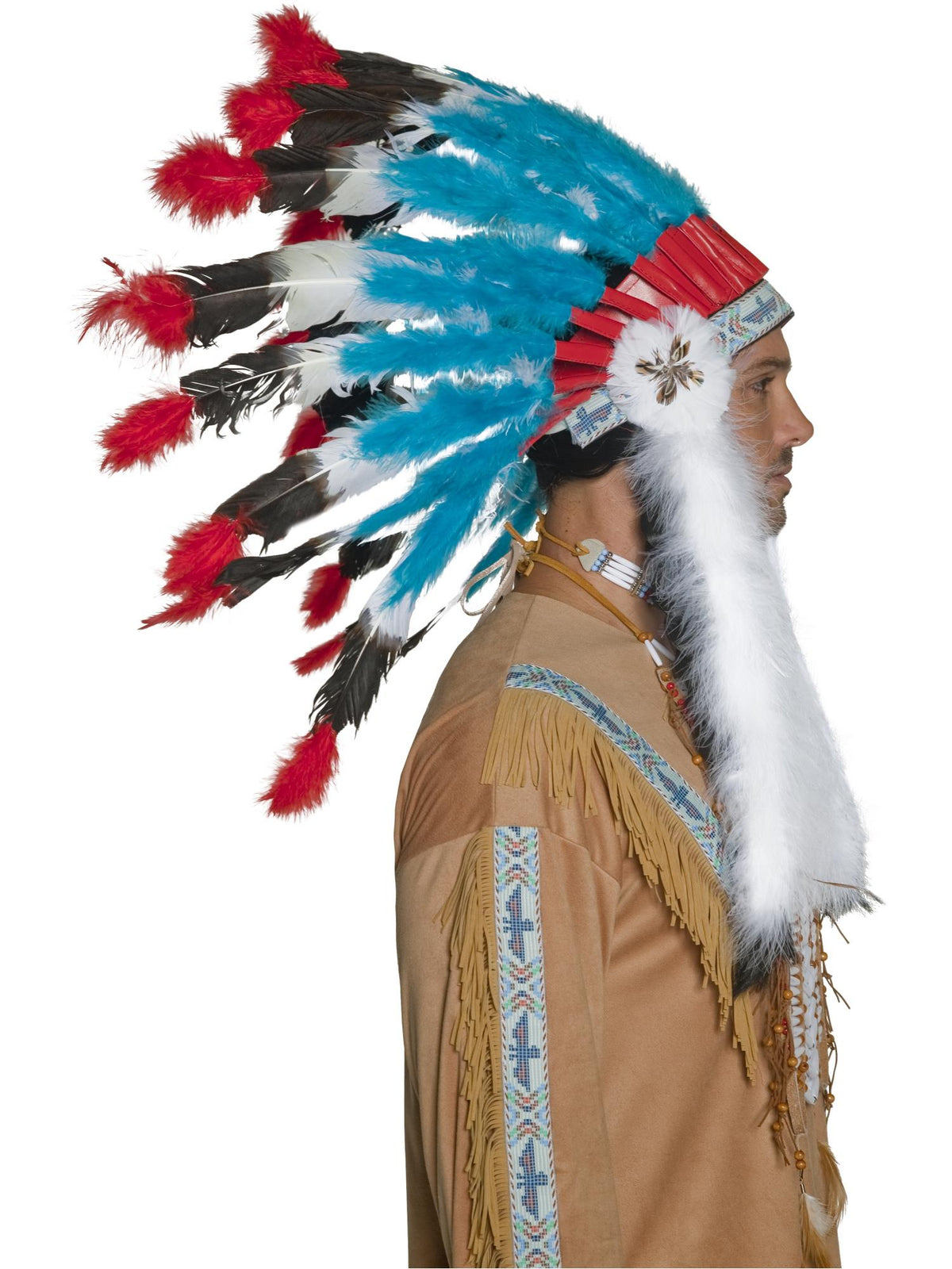 NATIVE AMERICAN HEADDRESS, ADULT - Back