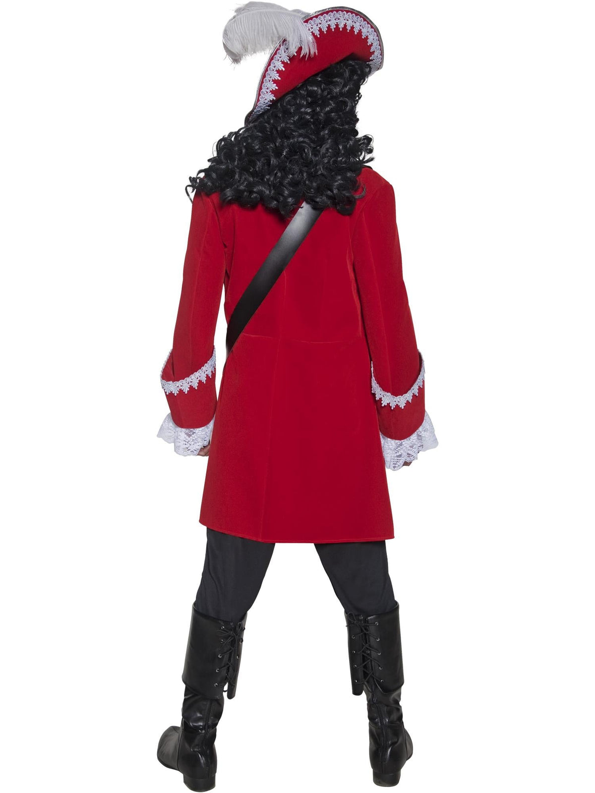PIRATE CAPTAIN DELUXE COSTUME, ADULT - M - Side