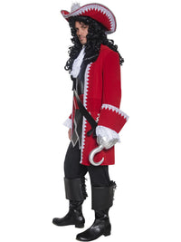 PIRATE CAPTAIN DELUXE COSTUME, ADULT - M - Back