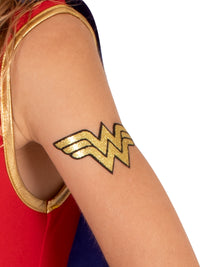 WONDER WOMAN GLITTER TATTOO - Back