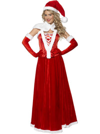 MISS SANTA LUXURY COSTUME, ADULT - M - Packaging
