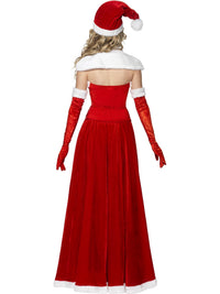MISS SANTA LUXURY COSTUME, ADULT - M - Side