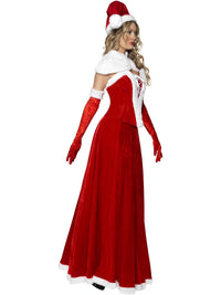 MISS SANTA LUXURY COSTUME, ADULT - M - Back