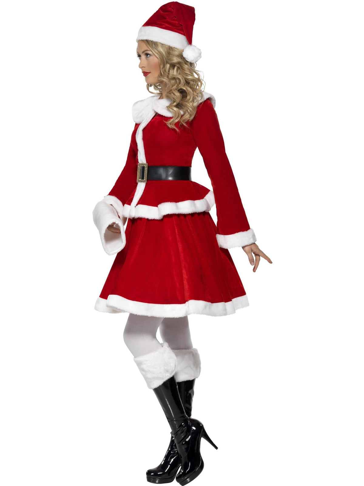 MISS SANTA COSTUME, WITH MUFF - Side