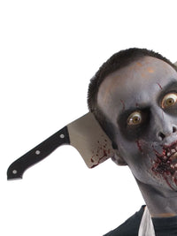 ZOMBIE CLEAVER THROUGH HEAD ACCESSORY - Back