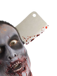 ZOMBIE CLEAVER THROUGH HEAD ACCESSORY - Side