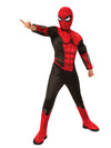 SPIDER-MAN NO WAY HOME DELUXE RED &amp; BLACK COSTUME, CHILD - Front