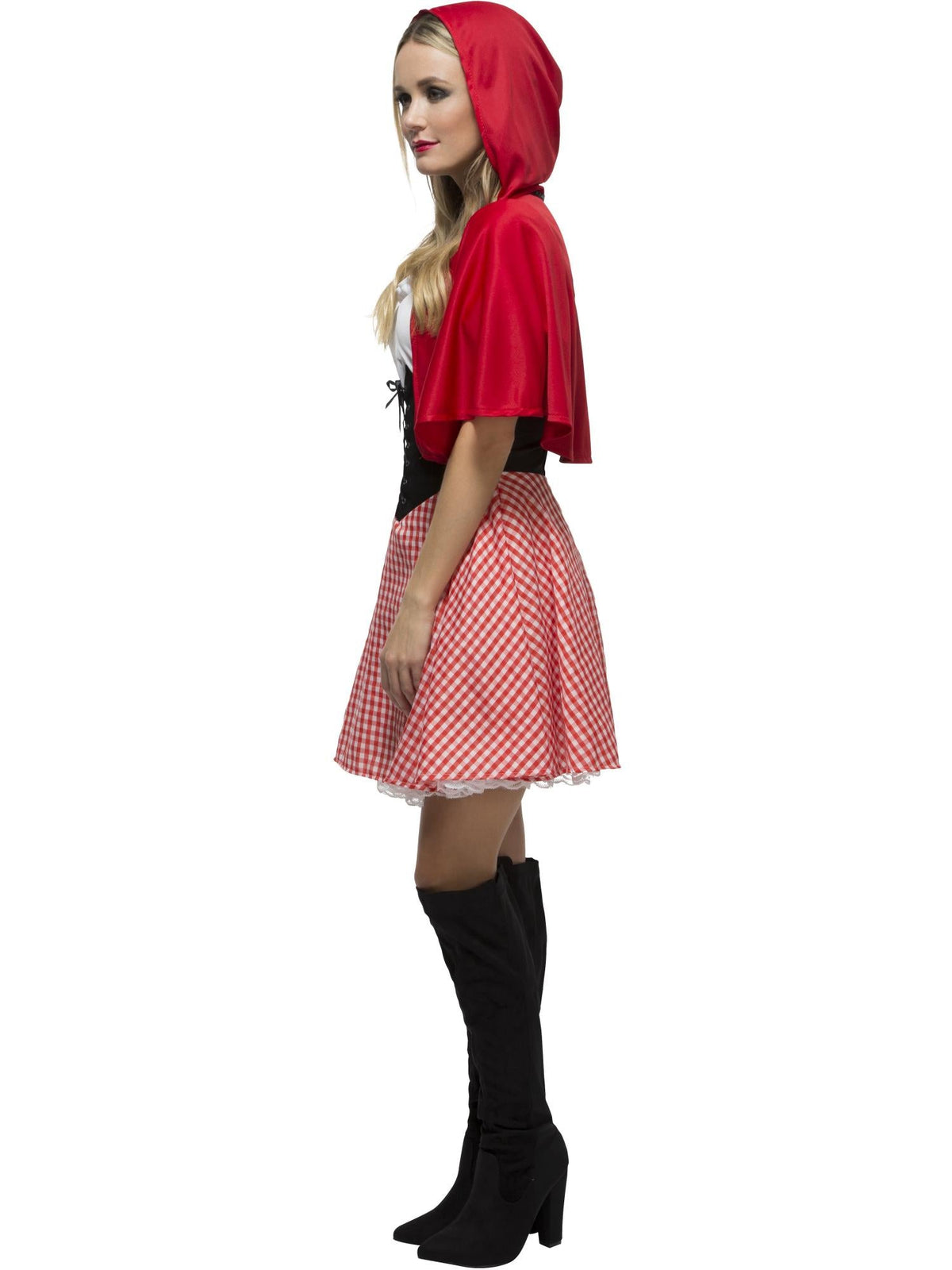FEVER RED RIDING HOOD COSTUME WITH CORSET - Back