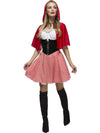 FEVER RED RIDING HOOD COSTUME WITH CORSET - Front