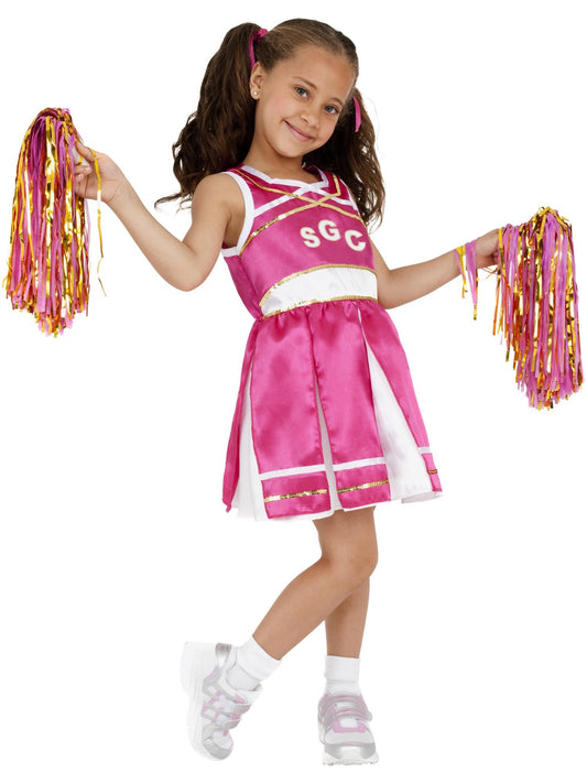 CHEERLEADER COSTUME, CHILD - S - Front