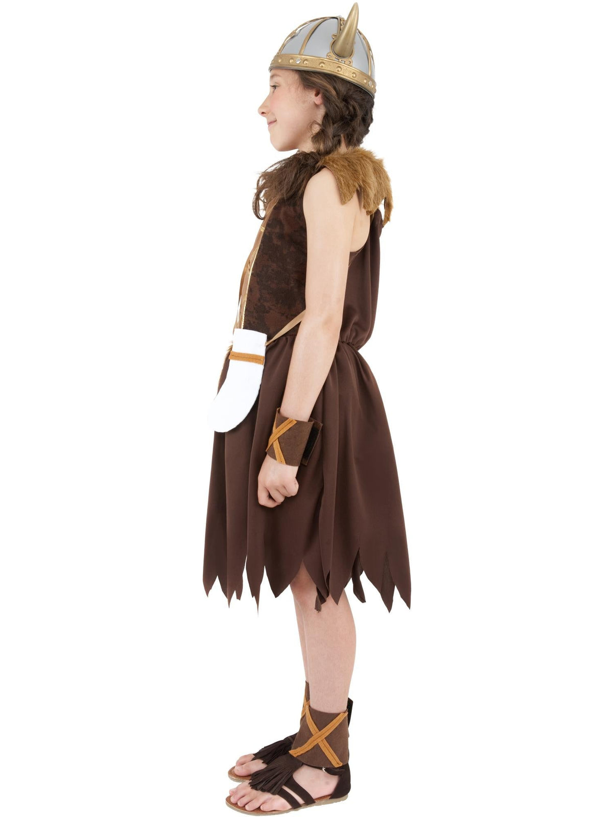 VIKING GIRL COSTUME, CHILD - Back