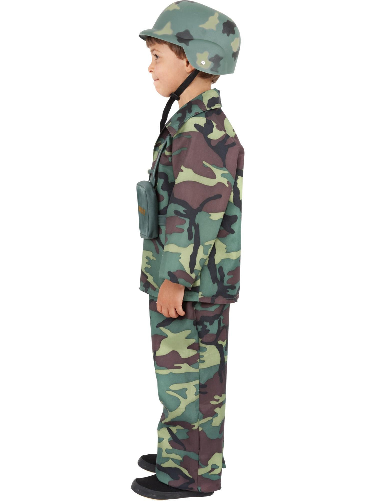 ARMY BOY COSTUME, CHILD - S - Back