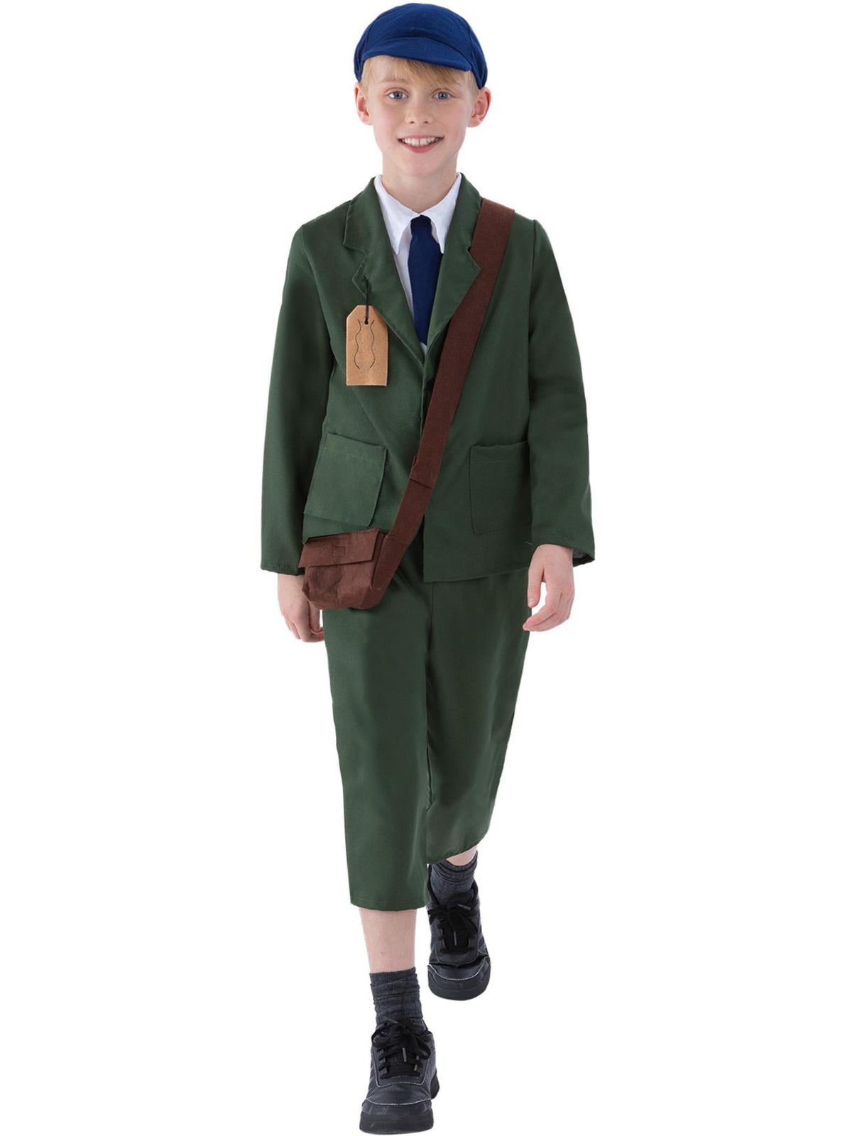 WORLD WAR II EVACUEE BOY COSTUME, CHILD - L - Packaging
