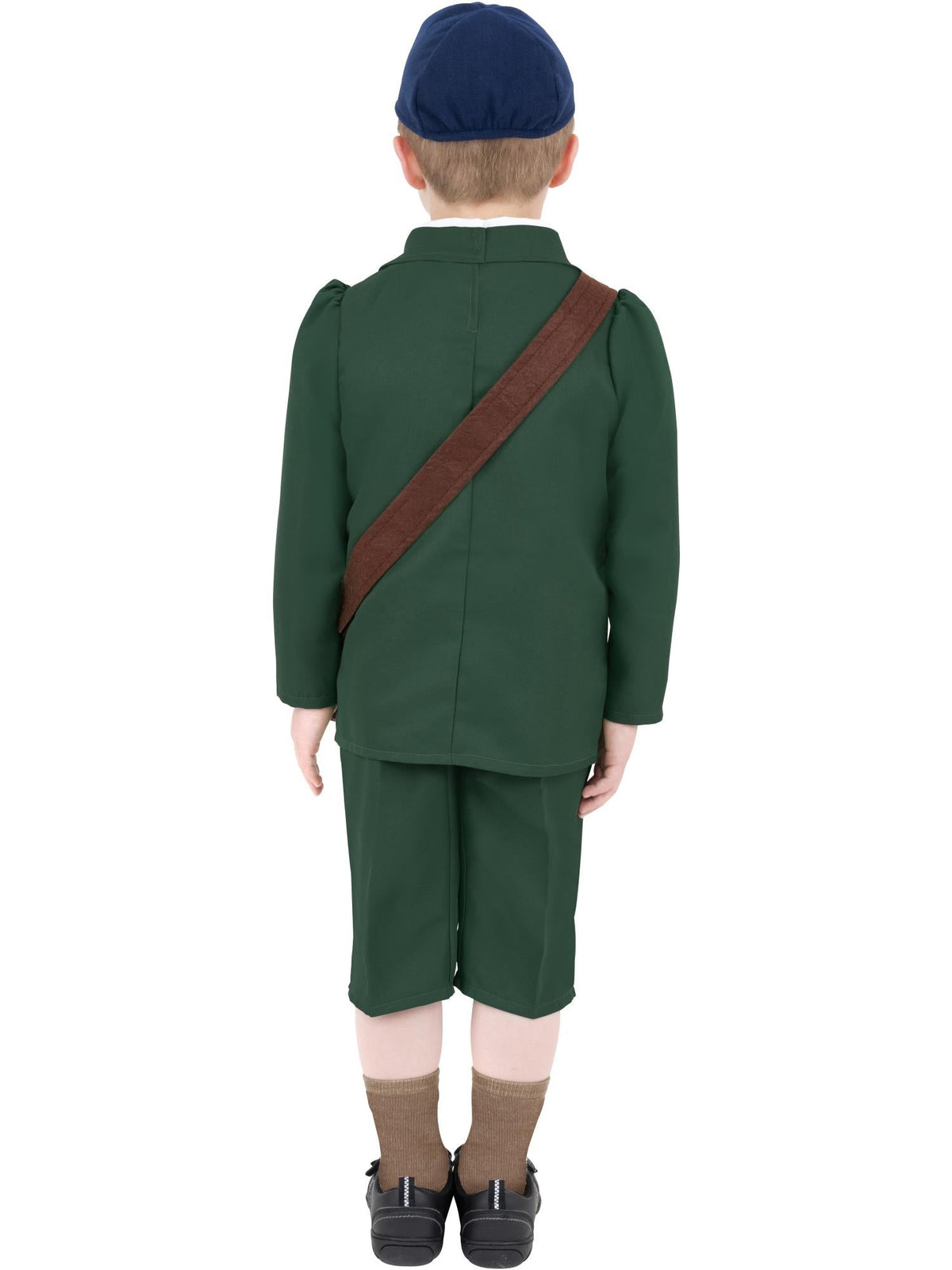 WORLD WAR II EVACUEE BOY COSTUME, CHILD - L - Side