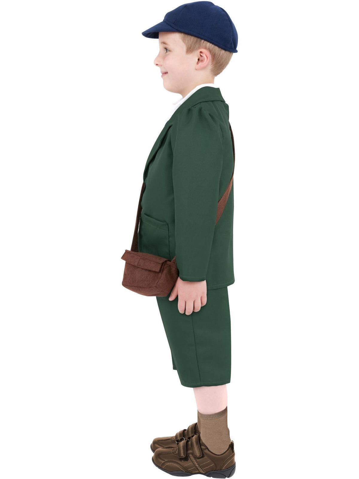 WORLD WAR II EVACUEE BOY COSTUME, CHILD - L - Back