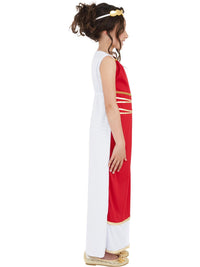 GRECIAN GIRL COSTUME, CHILD - M - Back