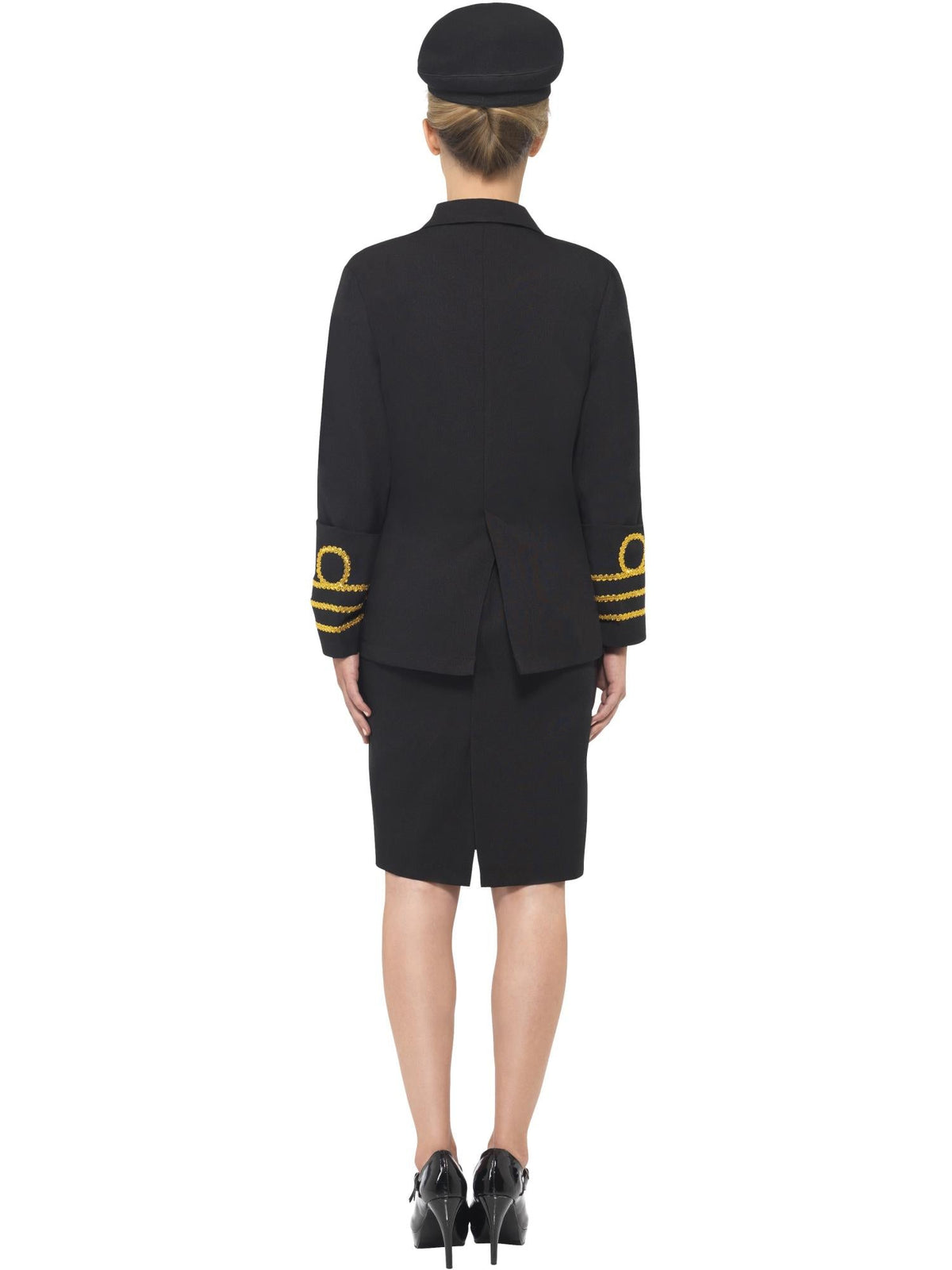 NAVY OFFICER FEMALE COSTUME, ADULT - L - Side
