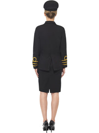 NAVY OFFICER FEMALE COSTUME, ADULT - L - Side