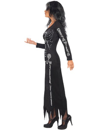 SKELETON COSTUME, WITH TUBE DRESS - Side