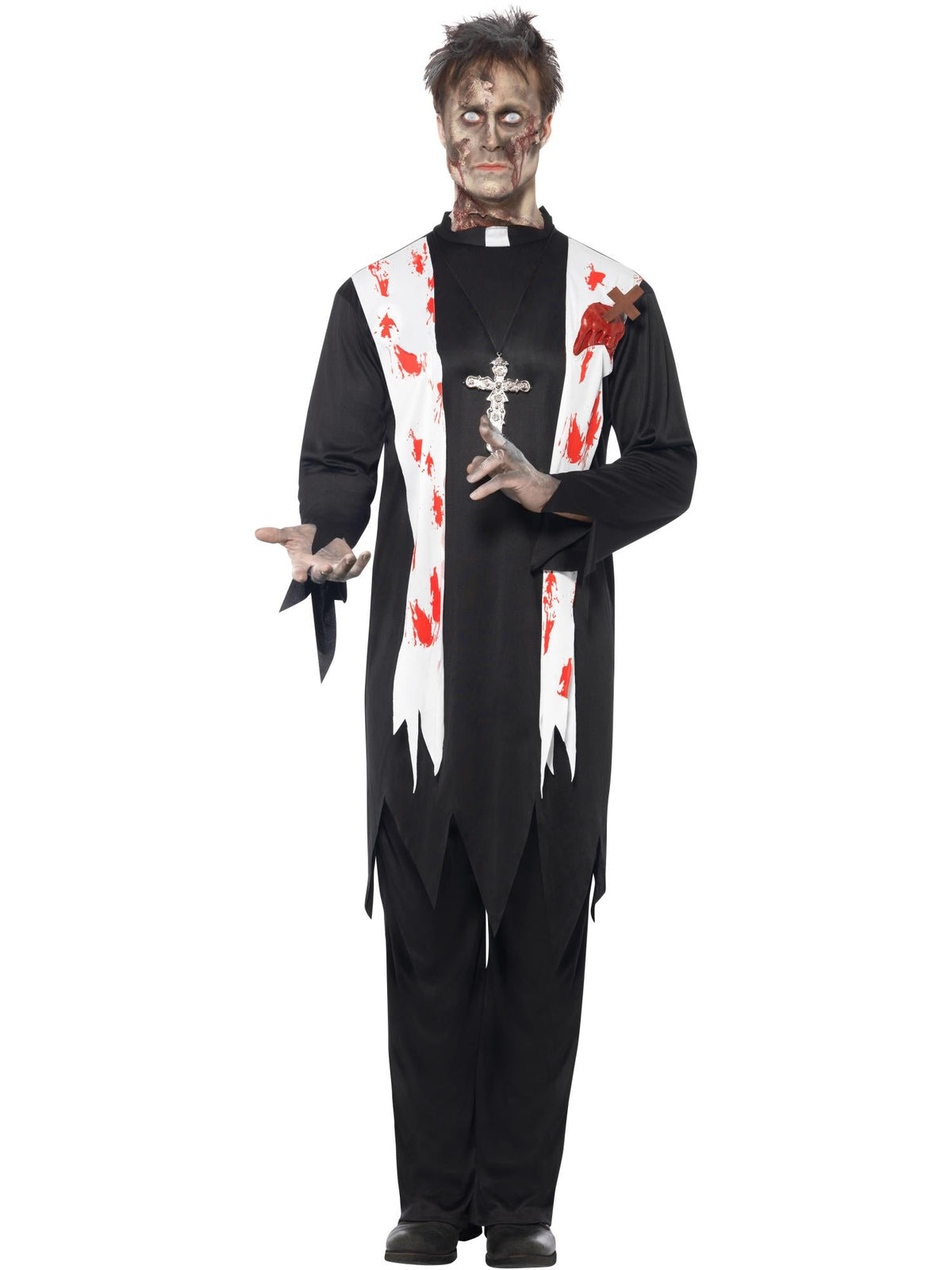 ZOMBIE PRIEST COSTUME, ADULT - Packaging