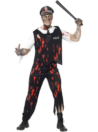 ZOMBIE POLICEMAN COSTUME, ADULT - L - Packaging