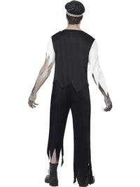 ZOMBIE POLICEMAN COSTUME, ADULT - L - Side