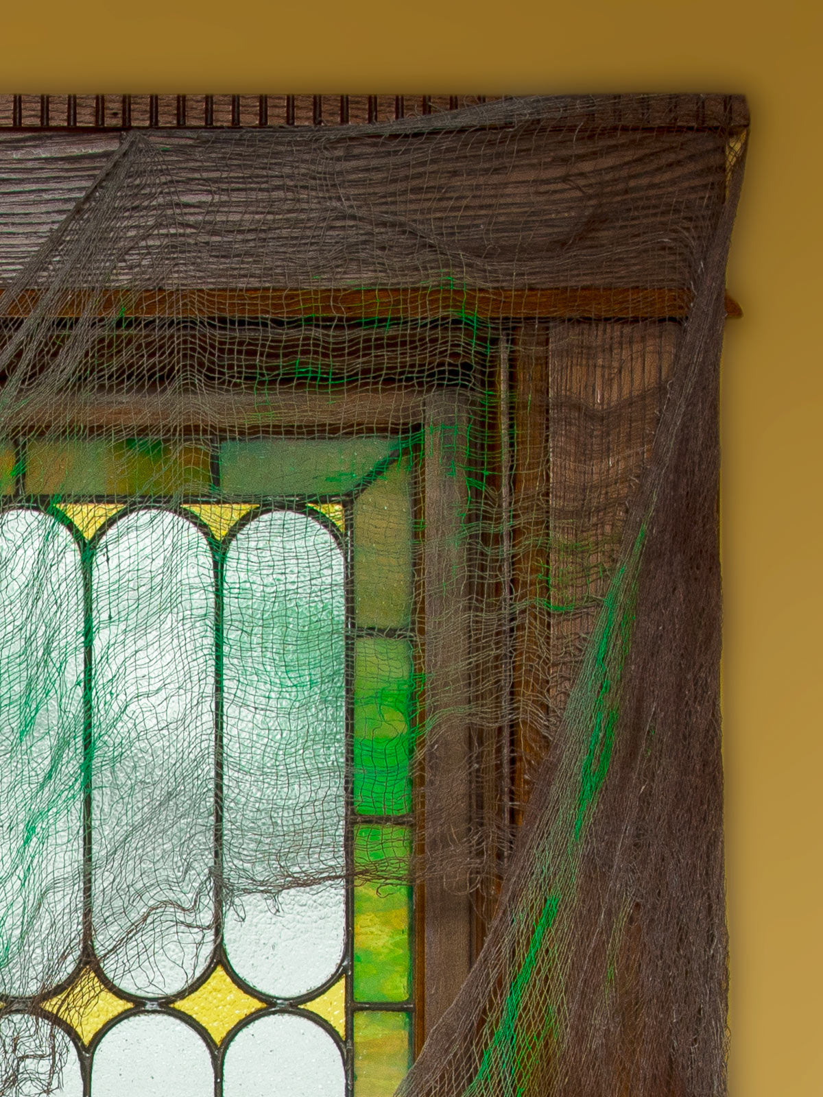 GAUZE DRAPE CURTAIN - Back