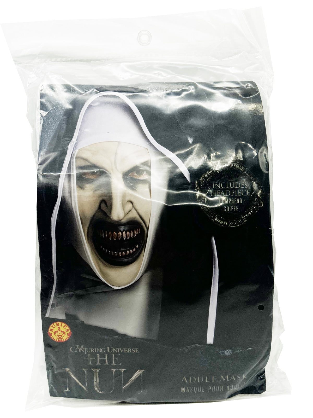 THE NUN 3/4 MASK WITH HEADPIECE - ADULT - Side