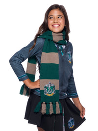 SLYTHERIN DELUXE SCARF, OSFA - ONE SIZE - Back