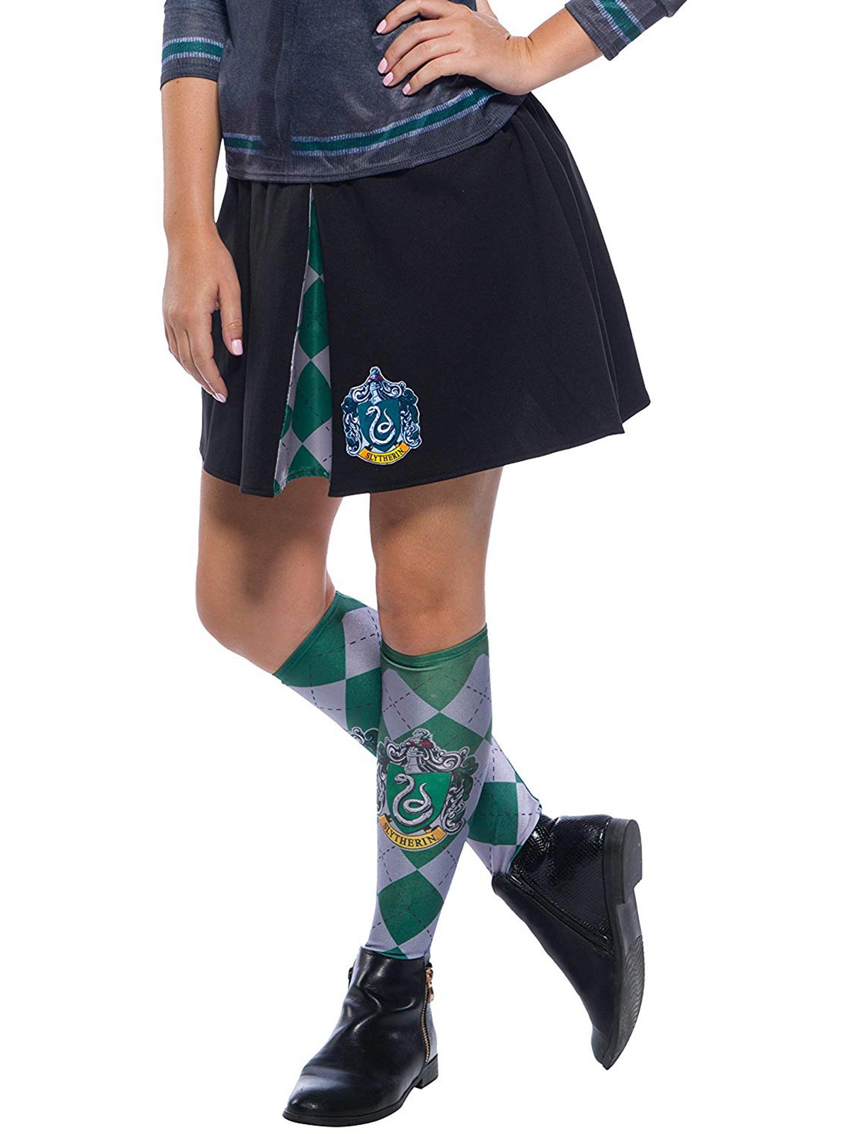 SLYTHERIN SKIRT, ADULT - ONE SIZE - Back