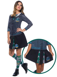 SLYTHERIN SKIRT, ADULT - ONE SIZE - Front