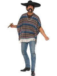 MEXICAN PONCHO, ADULT - Back