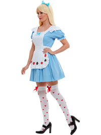 DECK OF CARDS GIRL COSTUME, ADULT - S - Back