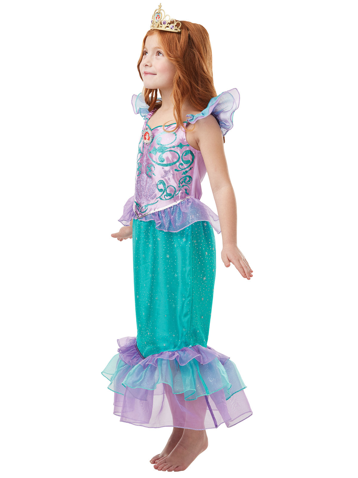 ARIEL GLITTER &amp; SPARKLE COSTUME, CHILD - Back