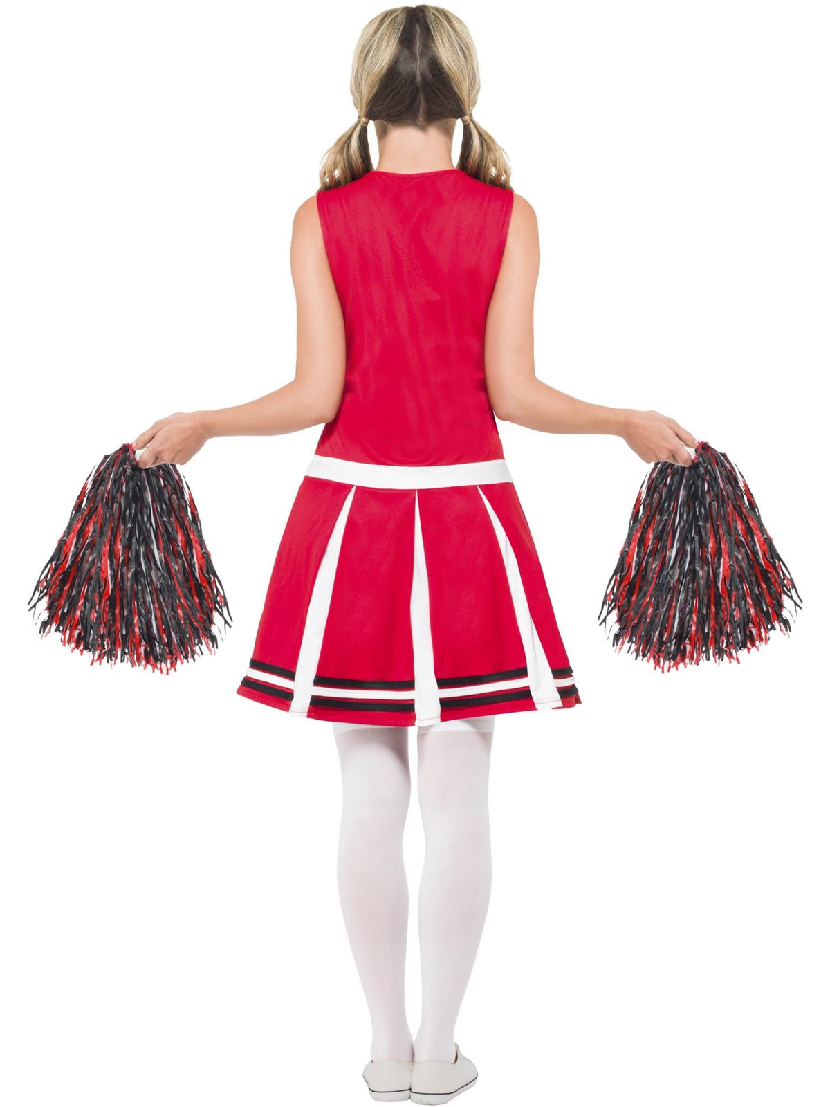 CHEERLEADER RED COSTUME, ADULT - Side