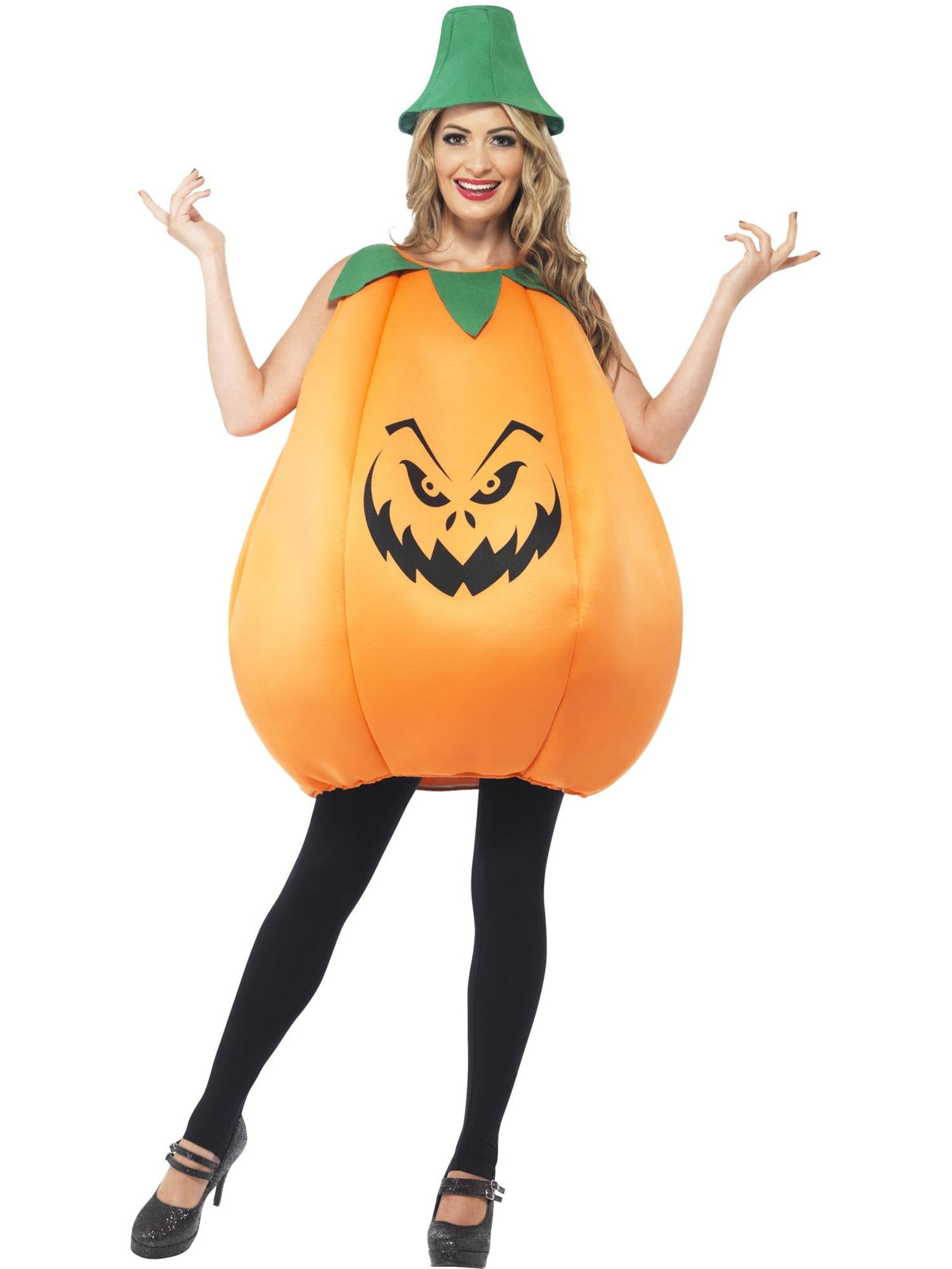 PUMPKIN TABARD COSTUME, ADULT - Packaging